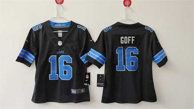 Youth Detroit Lions #16 Jared Goff Black 2024 F.U.S.E. Vapor Limited Stitched Jersey,We sell and wholesale Youth Detroit Lions #16 Jared Goff Black 2024 F.U.S.E. Vapor Limited Stitched Jersey on line form chian!